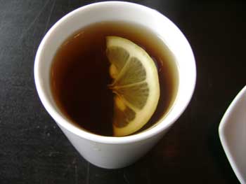 Ginger ney drink - lemon tea