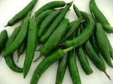 fresh green chilies